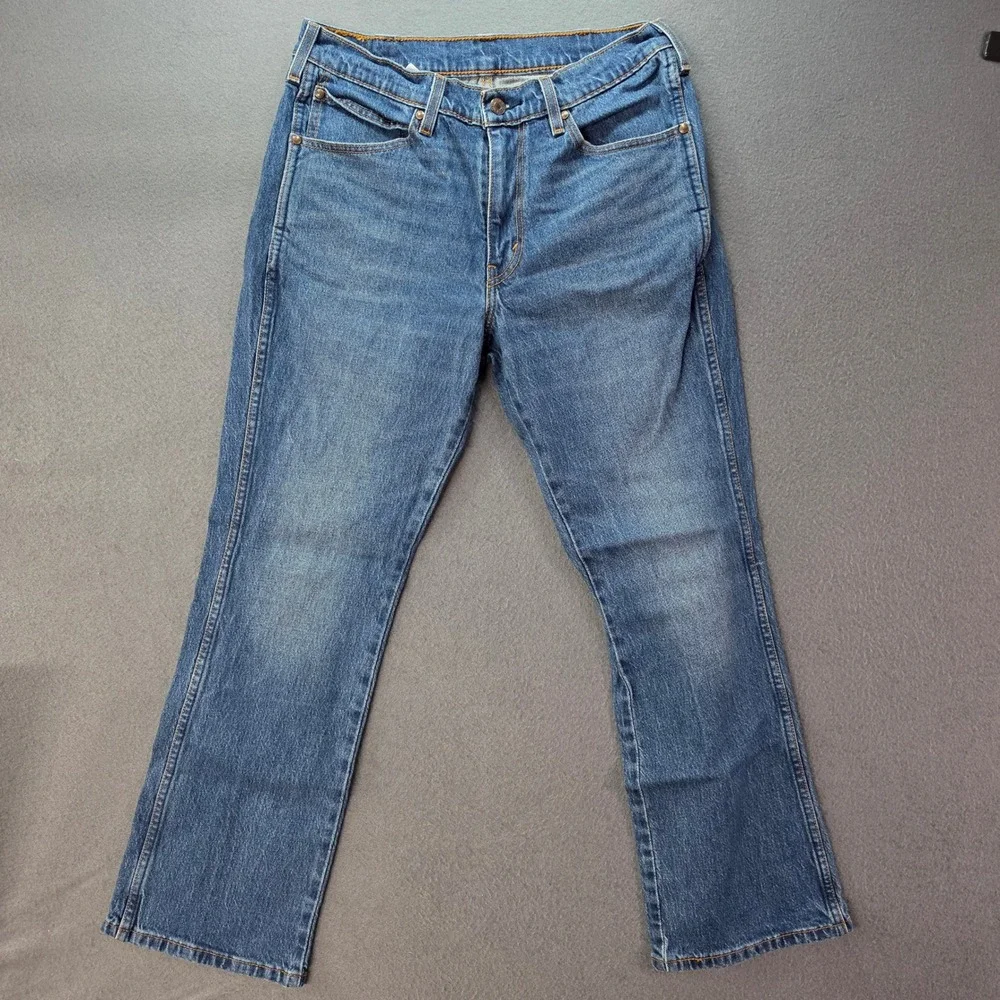 Levis 537 Bootcut Jeans Mens 32x30 Medium Wash Blue Denim Pants 00517-0023